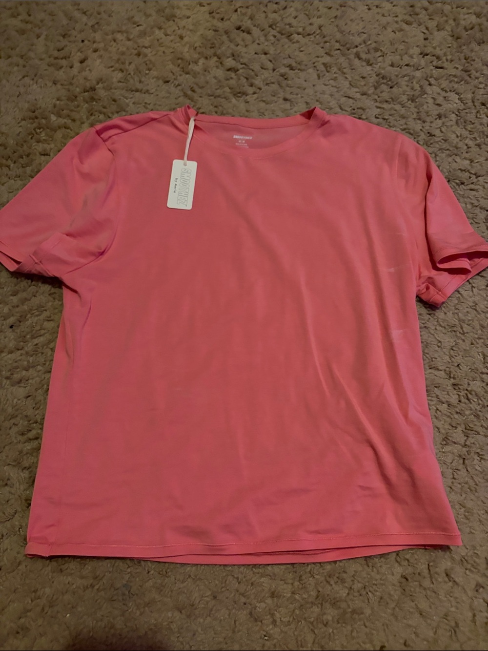 aerie Smoothez Cotton Crew Tshirt Pink